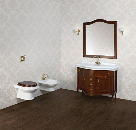 Сиденье для унитаза Cezares King Palace CZR-T-163-W-S-BR