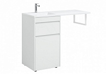 Тумба с раковиной Aquanet Токио 110 L белый