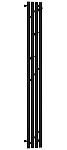 Полотенцесушитель электрический Сунержа Кантата 3.0 150x15.9 31-5847-1516 чёрный