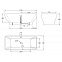 Акриловая ванна BELBAGNO 170x75x60 BB73-1700