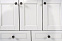 Комплект мебели ASB-Woodline Флоренция 105 9089K белая патина (Тумба+раковина+зеркало+светильники)