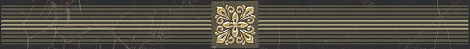 Бордюр для стены Laparet Royal 60x6.3 AD\B484\60045, черный