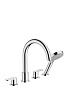 Смеситель на край ванны hansgrohe Vernis Blend 71456000, на 4 отверстия, хром