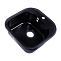 Кухонная мойка Rossinka RS48-49S-Black, черная