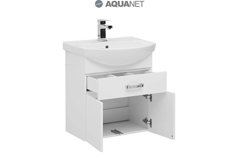 Тумба под раковину Aquanet Ирис 60 1 ящ. (198381), белый