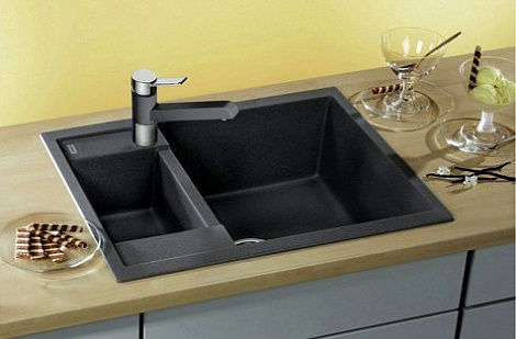 Кухонная мойка Blanco METRA 6 SILGRANIT PuraDur 516165, антрацит