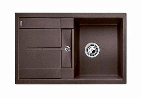 Кухонная мойка Blanco METRA 45 S SILGRANIT PuraDur 515038, кофе