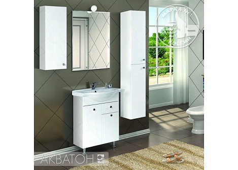 Зеркало Aquaton Лиана 65 (1A1661L0LL010) со светильником