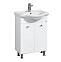 Комплект мебели Aquaton Лиана 65 (1A165701LL010) (Тумба+раковина+зеркало)