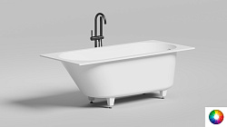 Ванна из литьевого мрамора Salini Ornella 160x70 102326MF RAL матовый