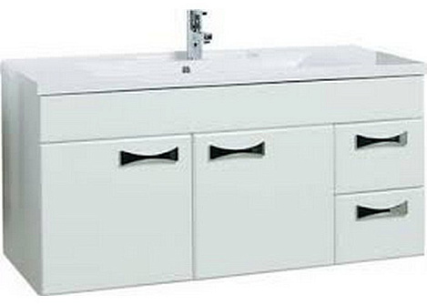 Тумба с раковиной Aquaton Диор 100 (1A1677K1DR010) белая
