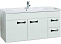 Тумба с раковиной Aquaton Диор 100 (1A1677K1DR010) белая