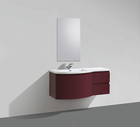 Тумба под раковину Belbagno PROSPERO-1200 PROSPERO-1200-3C-SO-RB-LEFT, Rosso Brilliante