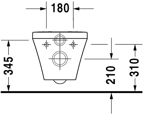 Комплект подвесной унитаз+сиденье Duravit DuraStyle 45510900A1 (2551090000+0063790000)