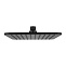 Верхний душ Omnires WG220/OBL 20х20 см черный