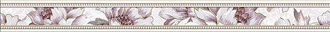 Бордюр для пола Alma Ceramica Zena 59.3x6 BWU60ZEN07R, бордовый