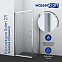 Душевая дверь WasserKRAFT Salm 27I27 80x200 хром
