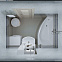 Акриловая ванна Triton Бэлла 140x76 асимметричная левая
