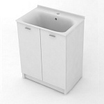 Тумба с раковиной Kerasan Comunita 9164k3*1 белый матовый