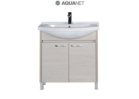 Тумба под раковину Aquanet Донна 80 (169042) белый дуб