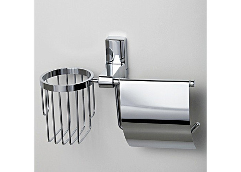 Держатель для туалетной бумаги и освежителя WasserKRAFT Leine K-5059