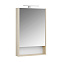 Шкаф зеркальный Aquaton Сканди 1A252102SDB20 55 см белый/дуб верона