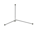 Карниз для ванной WasserKRAFT Dinkel SC-469090