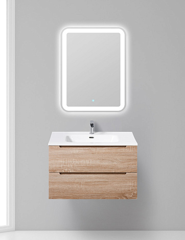 Тумба под раковину BelBagno Etna ETNA-800-2C-SO-WO-P, Rovere Bianco
