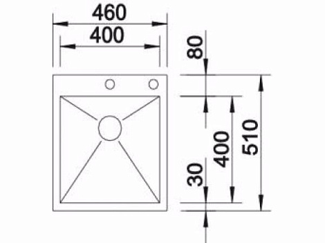 Кухонная мойка Blanco ZEROX 400-IF/А 521629