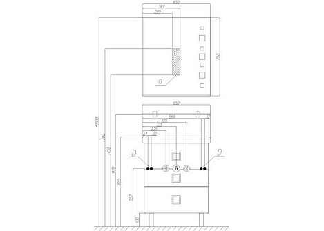 Тумба с раковиной Aquaton Стамбул 65М (1A1458K0ST490) эбони светлый