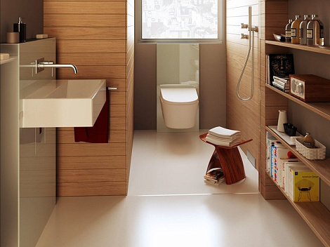 Подвесной унитаз Geberit AquaClean 146.145.11.1, с функцией биде
