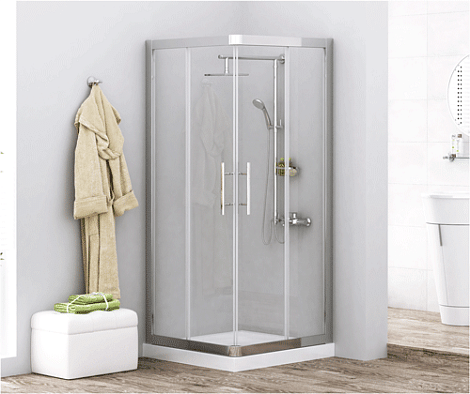 Душевая дверь WasserKRAFT Amper 29S09