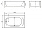 Акриловая ванна BelBagno 140x70 BB101-140-70