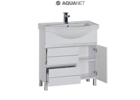 Тумба под раковину Aquanet Доминика 80 (170480) белая