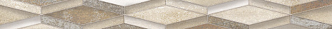 Бордюр для пола Alma Ceramica Unito 74x6.7 BWU12UNT70R, бежевый