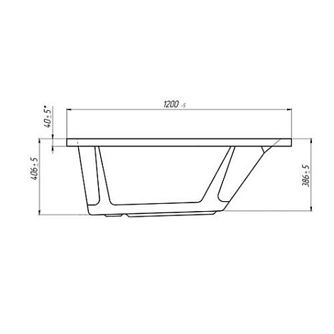 Акриловая ванна 1Marka Elegance 120x70 01эл1270