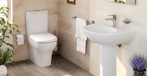 Унитаз-компакт Vitra Zentrum Pan-Cistern Set 9012B003-7202 с сиденьем