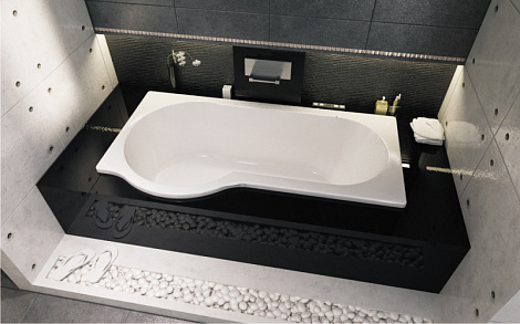 Акриловая ванна Riho Dorado 170x90 BA8000500000000, правая