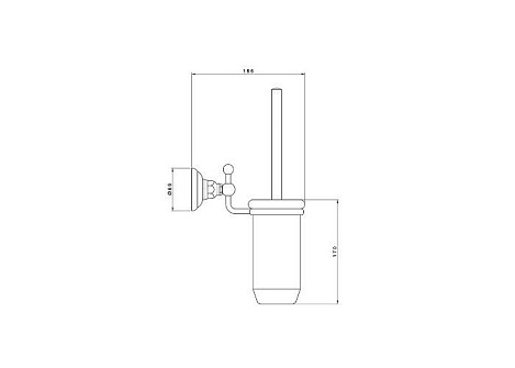 Ерш подвесной Nicolazzi CLASSICA 1490GB