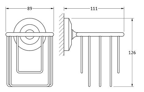 Держатель освежителя воздуха FBS Standard STA 051