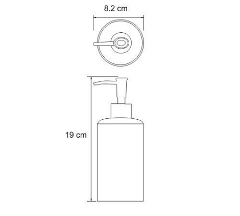 Дозатор жидкого мыла WasserKRAFT Elde K-3699