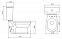 Чаша напольного унитаза BelBagno BOHEME BB115CP