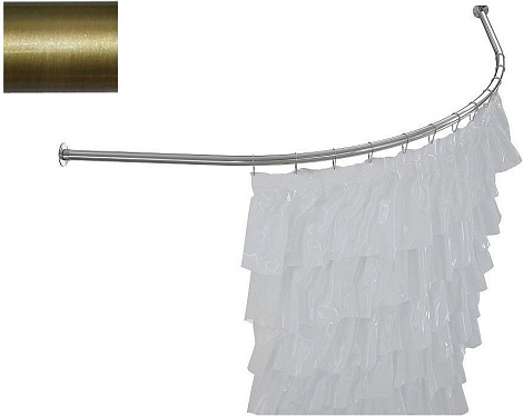 Карниз для ванны Aquanet Capri 170х110 (00241504), полукруглый