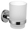 Стакан стеклянный с держателем Lemark Atlantiss LM3236C