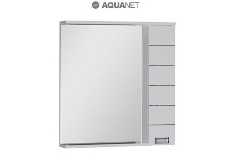 Шкаф-зеркало Aquanet Доминика 80 (171081) белое