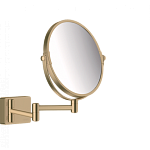 Косметическое зеркало hansgrohe AddStoris 41791140 шлифованная бронза