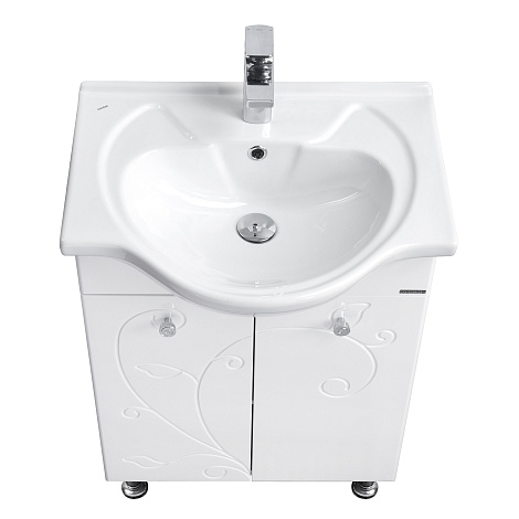 Комплект мебели Aquaton Лиана 65 (1A165701LL010) (Тумба+раковина+зеркало)