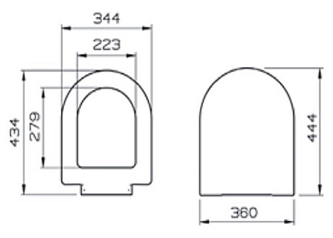 Крышка-сиденье для унитаза Vitra S50 801-003-009