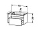 Тумба под раковину Duravit Durastyle DS639305353 темный каштан