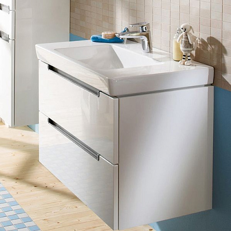 Тумба под раковину Villeroy&Boch Subway 2.0 A69600DH, белый глянец